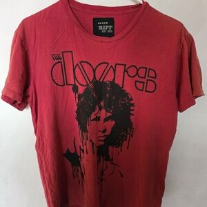 Red The Doors Graphic T-Shirt